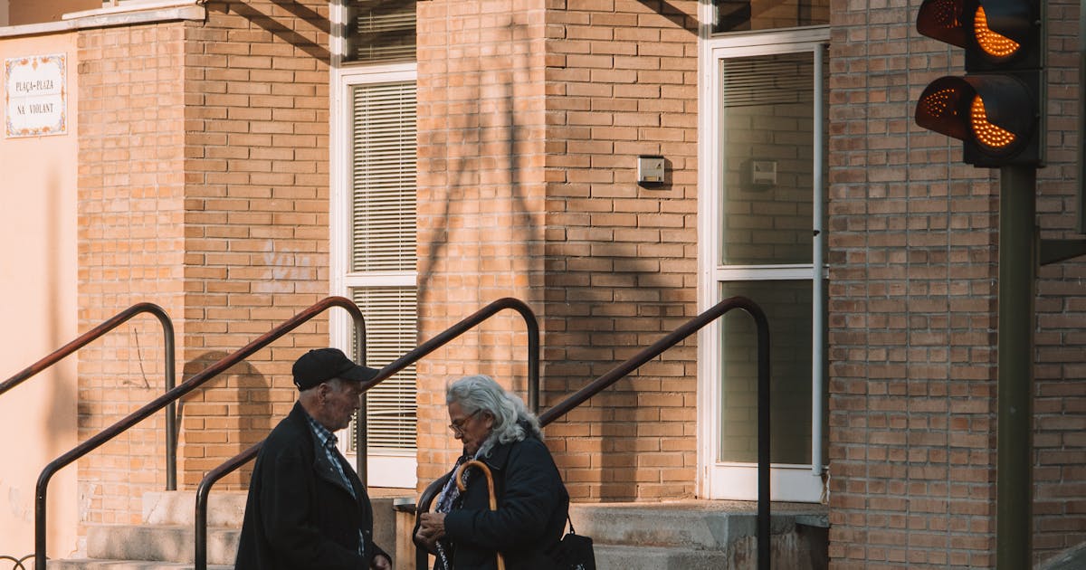 Seniors in adult day care program