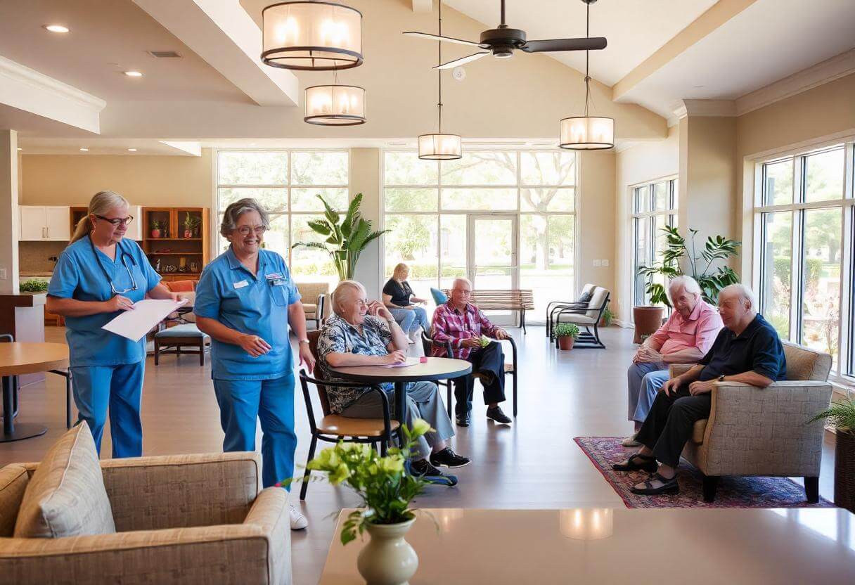 Senior care facility with caring staff